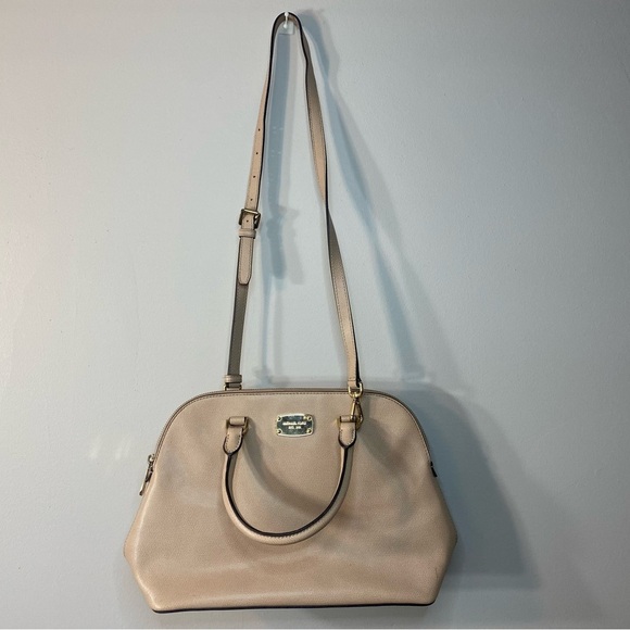 Michael Kors Cindy Large Dome Satchel Oyster Color - Picture 1 of 10